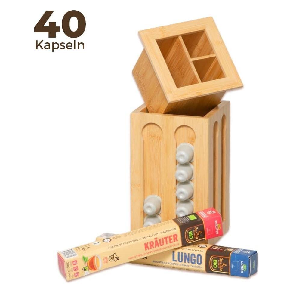 SanSiro Bambus Kapselhalter 40 (315407)