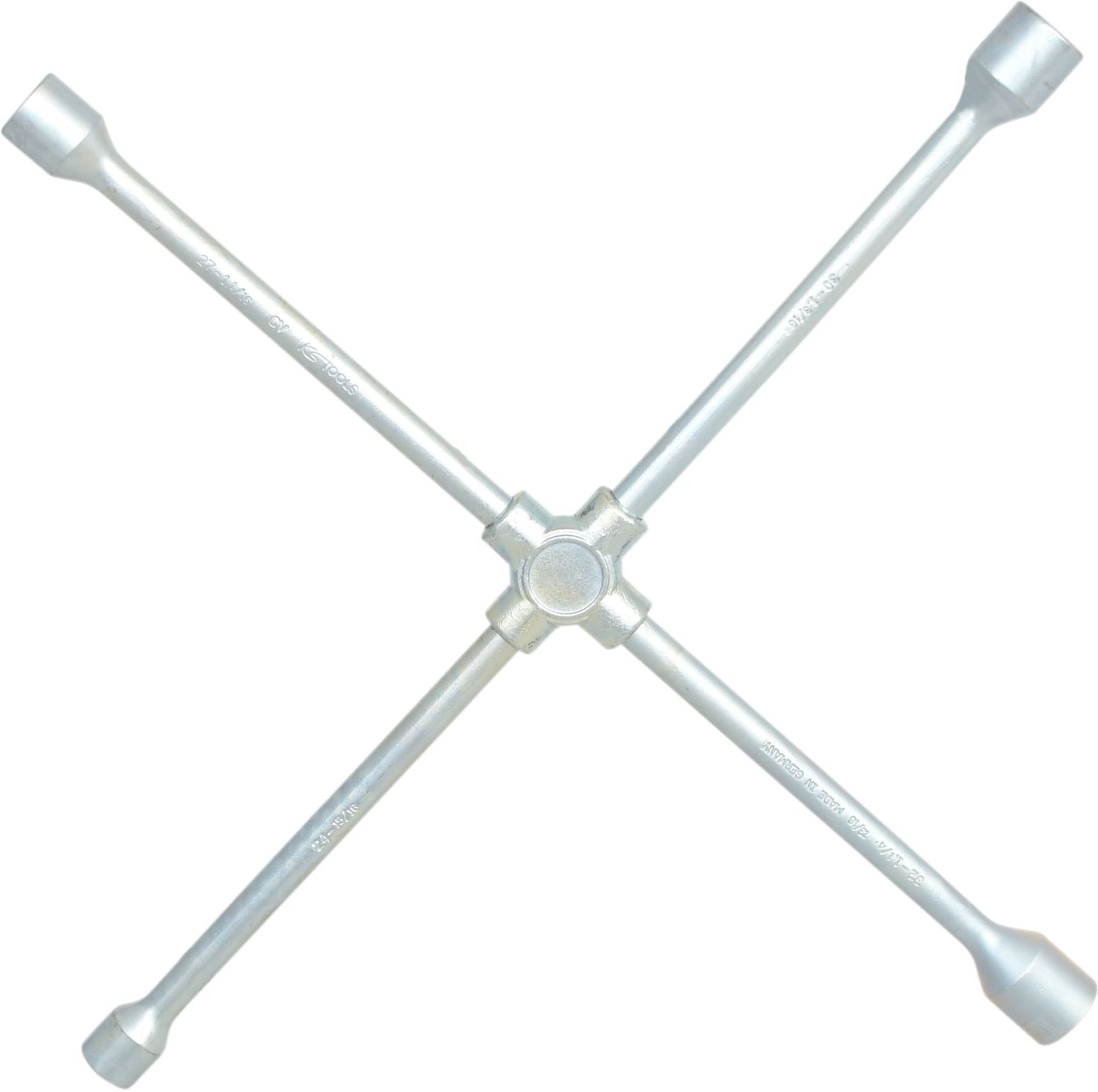 KS Tools Radkreuzschlüssel für LKW, 24x27x30x32mm (518.1156)