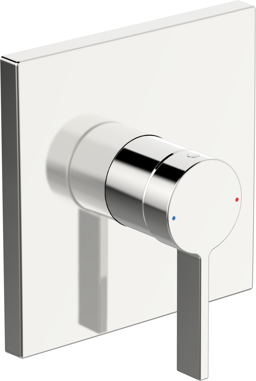 mitigeur de Hansa Hansaloft 87629003 rosace carrée, chrome