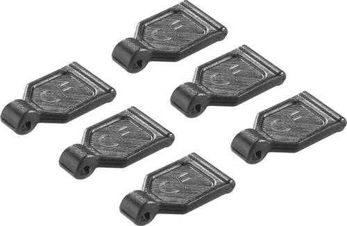 Reely Karosserieklammern-Grip Schwarz 6St.
