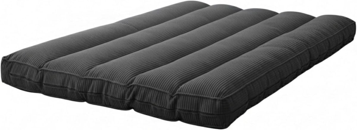 Comfortabele dikke opvouwbare tweepersoons futonmatras met wasbare ribfluwelen hoes, 140 x 190 cm