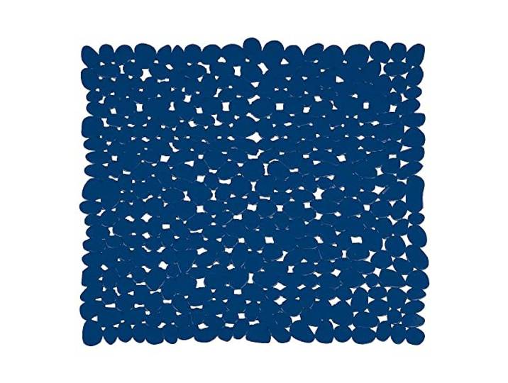 MSV 140890 douchemat badmat douchemat antibacterieel antislip met zuignappen - blauw - ca. 53 x 53 cm