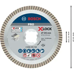 BOSCH Diamant-Trennscheibe X-LOCK Best for Ceramic Extra Clean Turbo