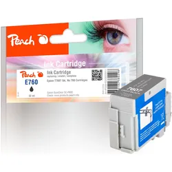 Peach, Druckerpatrone, Tinte Epson T7607, No760, light blac (LBK)