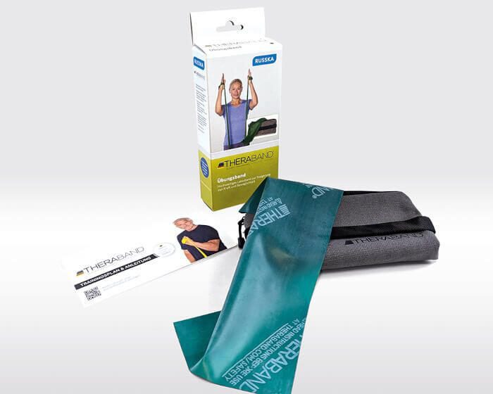 RUSSKA TheraBand Travel Fitnessband grün 16513500