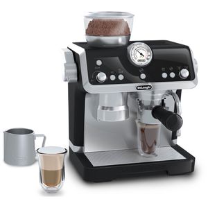 casdon Haushaltsspielzeug DeLonghi Barista Coffee Machine, Kaffeemaschine mit realistischen Geräuschen und Zubehör