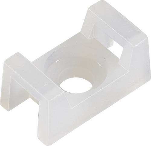 TRU Components TC-HC1S203 Befestigungssockel schraubbar 1593056 Weiß