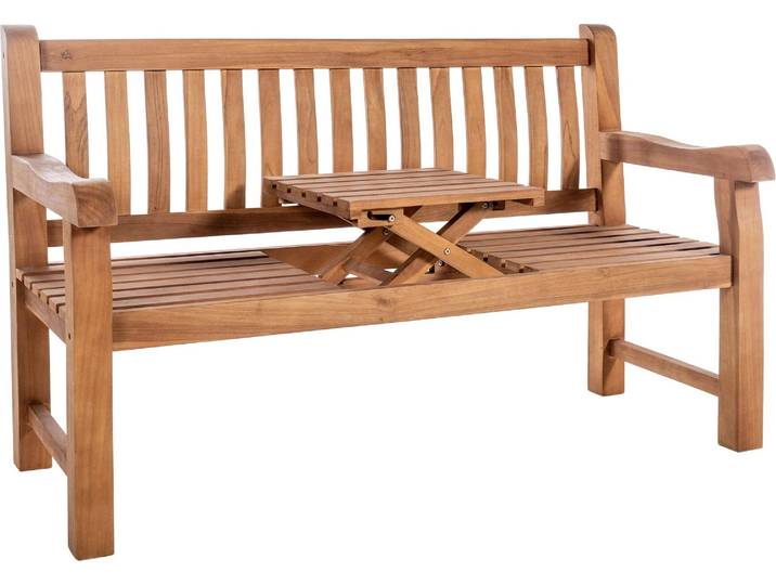 CLP Teakbank Orlando - Farbe: teak, Größe: 150 cm
