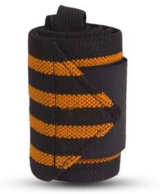 Smart Shopping Spot Extra Strength Weight Lifting Wrist Wraps With Adjustable Wrist Support Brace For Gym & Powerlifting orange