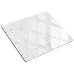 GLASPLATTE 60x52 cm Holz