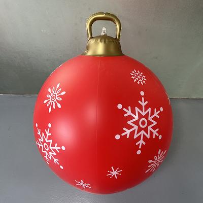 Retailers Go PVC Inflatable Christmas Ball, Large Outdoor Giant Decorated Balls, Big Party Tree Decorations, Toy Ball Without Light k