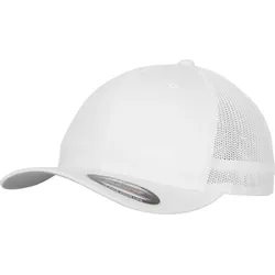 FLEXFIT Unisex Flexfit Mesh Trucker Kappe Netz Cap 6511 white S/M