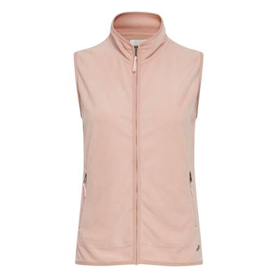 Fleeceweste OXMO "Fleeceweste OXRagnara", Damen, Gr. M, rosa (mahogany rose), Obermaterial: 100% Polyester PES., Westen Fleeceweste