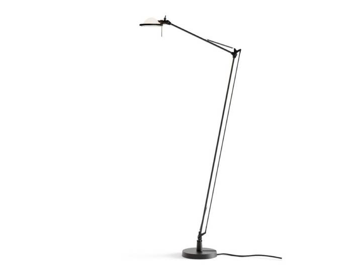 Luceplan Stehleuchte Berenice Terra Schwarz - Satinweiß Design,