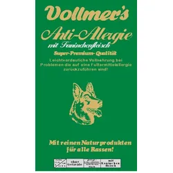 Vollmers Anti Allergie mit Kaninchen | 5kg Hundefutter trocken