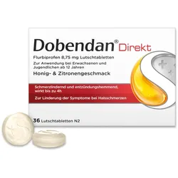 DOBENDAN Direkt Flurbiprofen 8,75 mg Lutschtabl. 36 St