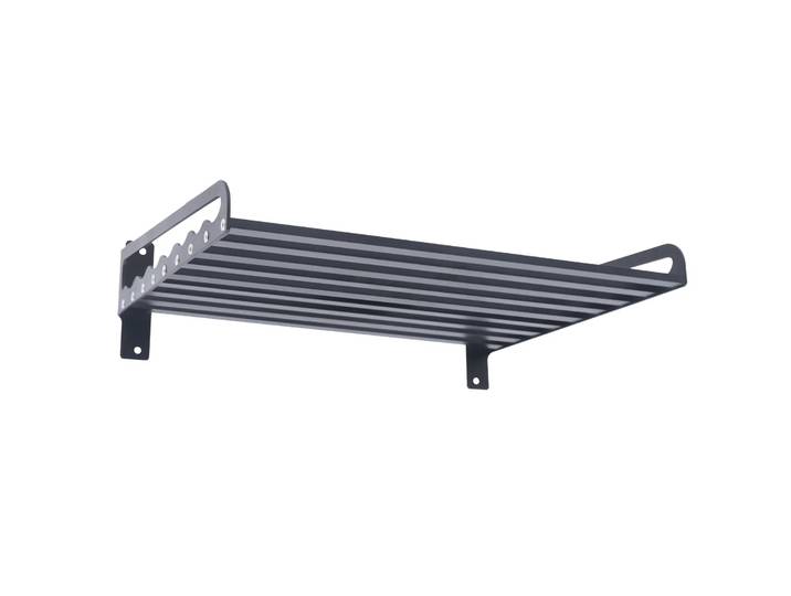 Espace pour four à micro-ondes 50x39,5 cm, étagère de cuisine murale, support en aluminium pour micro-ondes, four à micro-ondes