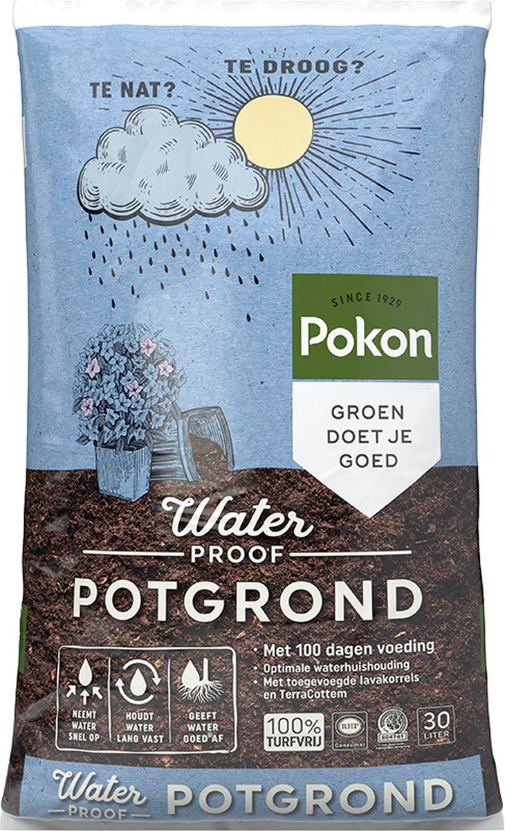 Pokon Waterproof Potgrond Universeel voor buiten 30L