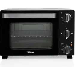 Tristar OV-3650 Minibackofen Timerfunktion, Kontrollleuchte, Umluft-Funktion 20, Kleinbackofen, Schwarz