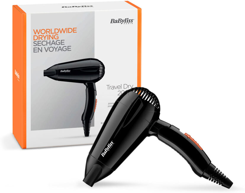 BaByliss Secador Viaje 5344E dry 2000 1 u