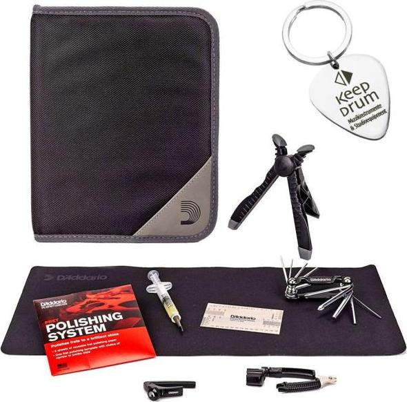 Daddario PW-EGMK-01 Verzorgings- en onderhoudsset voor gitaren met plectrum
