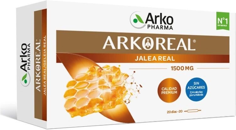 Arkoreal Jalea Real Fresca 1500Mg Sin Azúcar 20 Ampollas