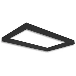 ISOLED NV-Leuchtenrahmen TRACK48 H50, innen 50 x 80cm, unbestückte Schiene, ohne IR-Panel / Akustik-Absorber, schwarz ISO-116877