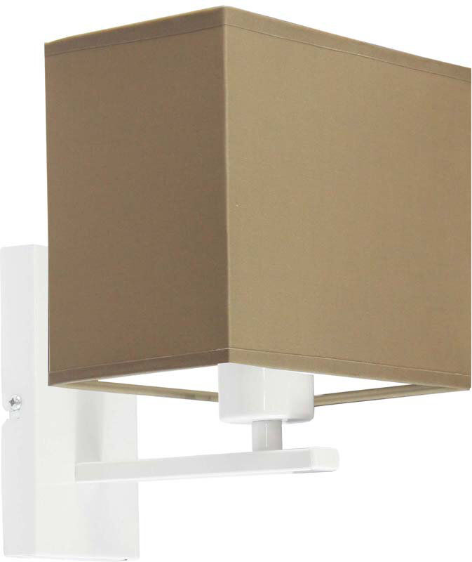 17 Stories Asavira Armed Sconce Beige/White