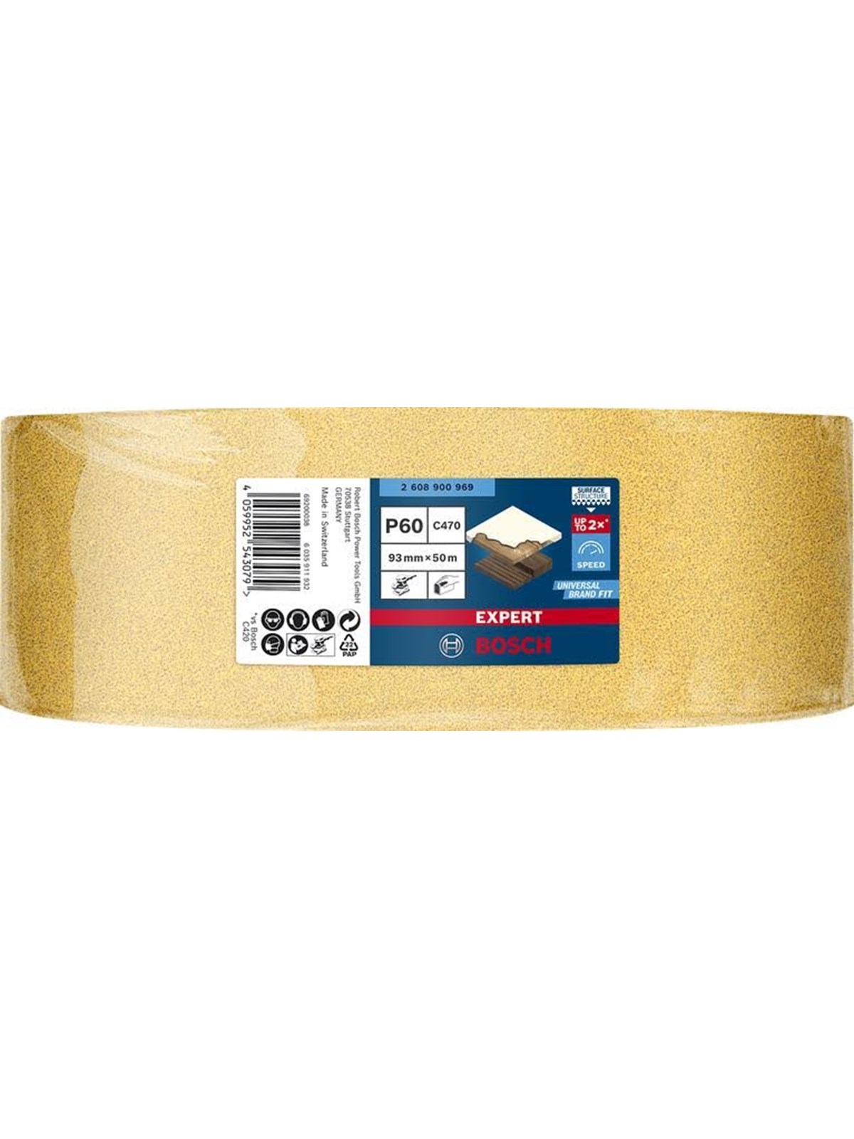 Bosch Expert C470 Sanding Roll P60 50 m