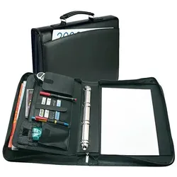Wedo 58 3001 Personal Organizer Leder Schwarz