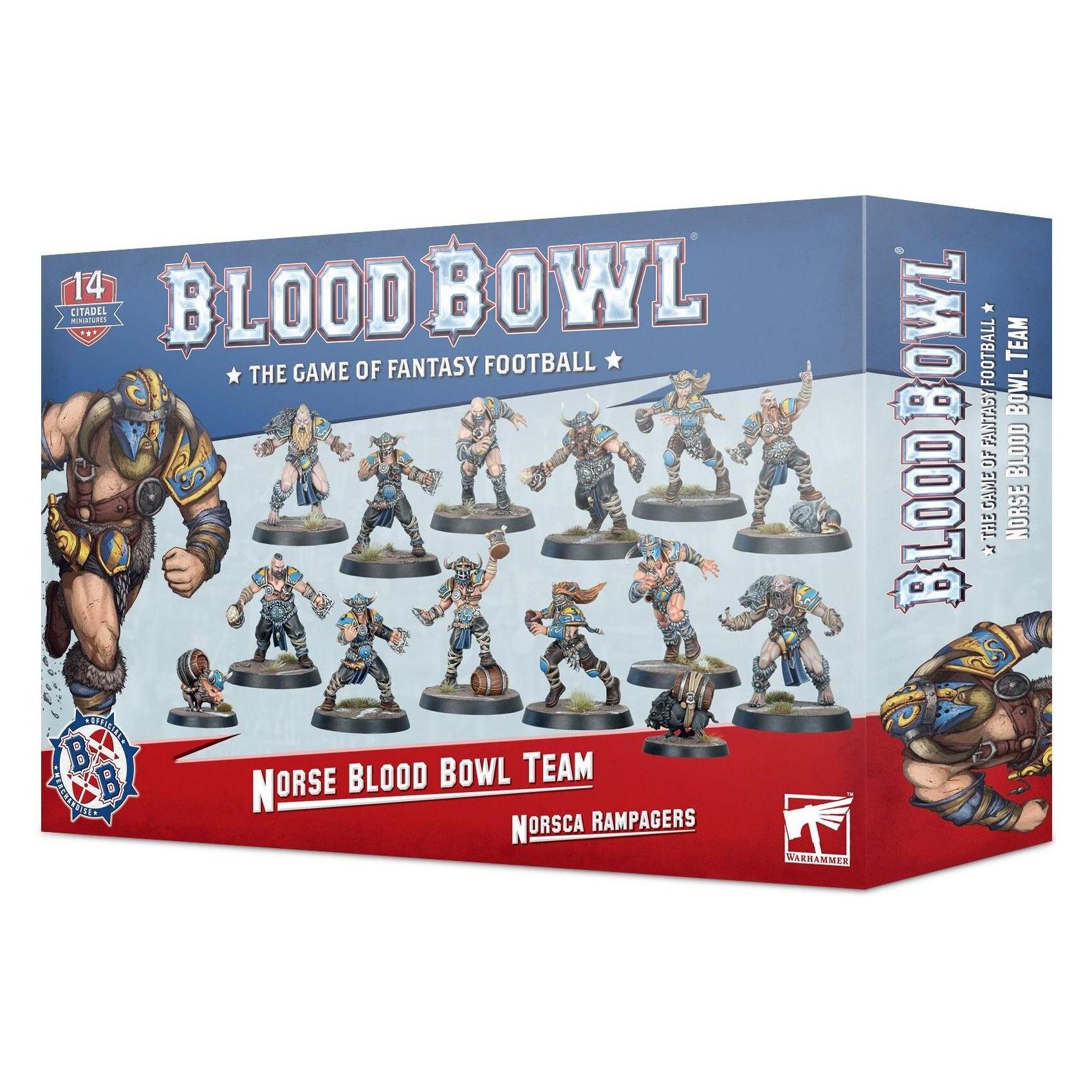 Games Workshop Norse Blood Bowl Team: Norsca Rampagers (Kunststoff) (202-24)