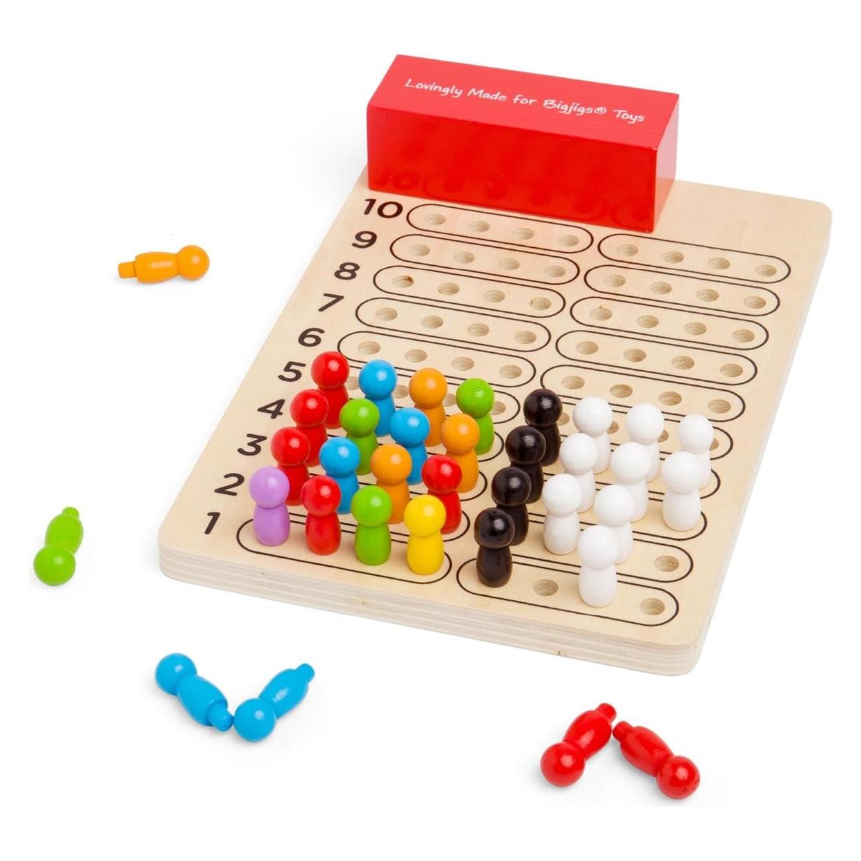 Bigjigs Holzspiel Crack the Code (Multilingual, 2 Spieler) (BJ694)