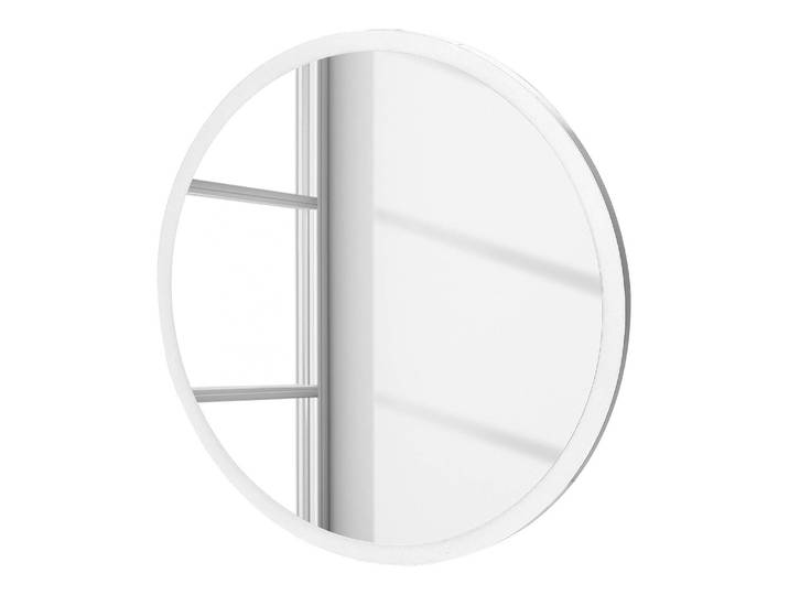 Miroir Jonte Ø 60cm Blanc Panneau aggloméré enduit 60 x 60cm