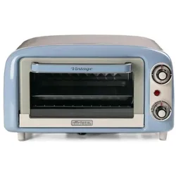Ariete Mini Backofen Vintage, Kleinbackofen, Blau