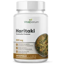 VitaSanum® Haritaki (Terminalia chebula) – 1500 mg Tagesportion (3 Kapseln)