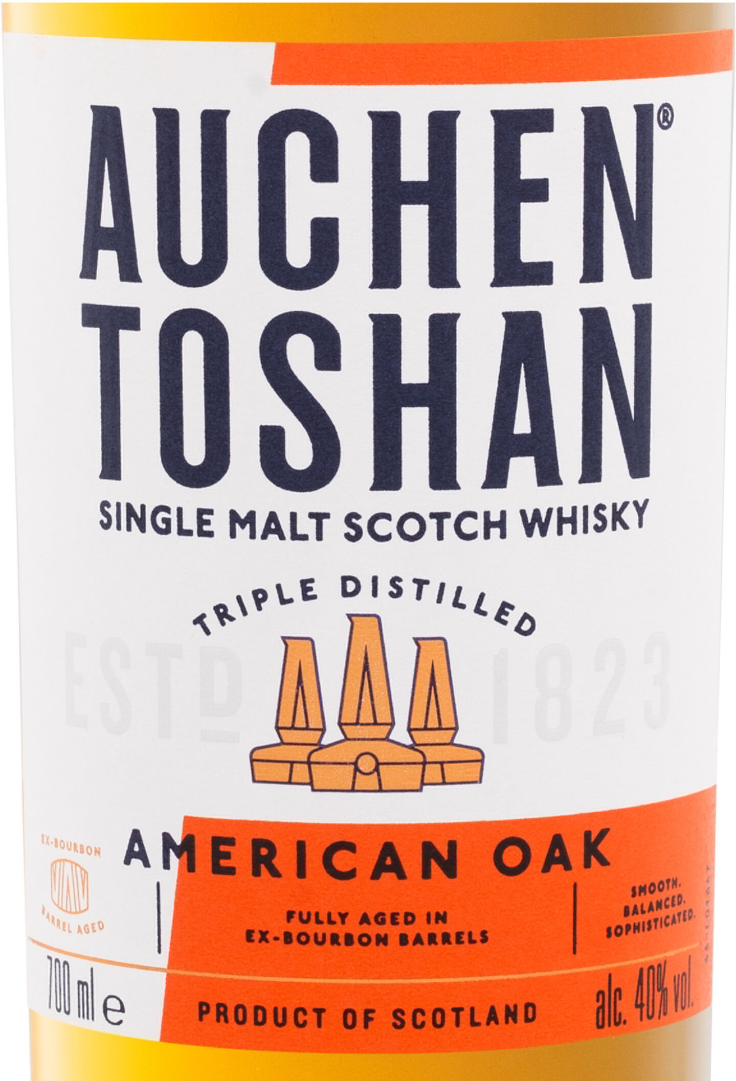 AUCHENTOSHAN American Oak Lowland Single Malt Scotch Whisky 40% Vol