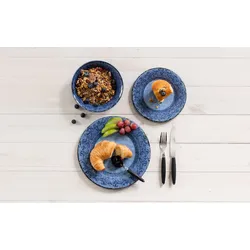 Gimex Stone Line Geschirr-Set 12-tlg. azure für 4 Personen