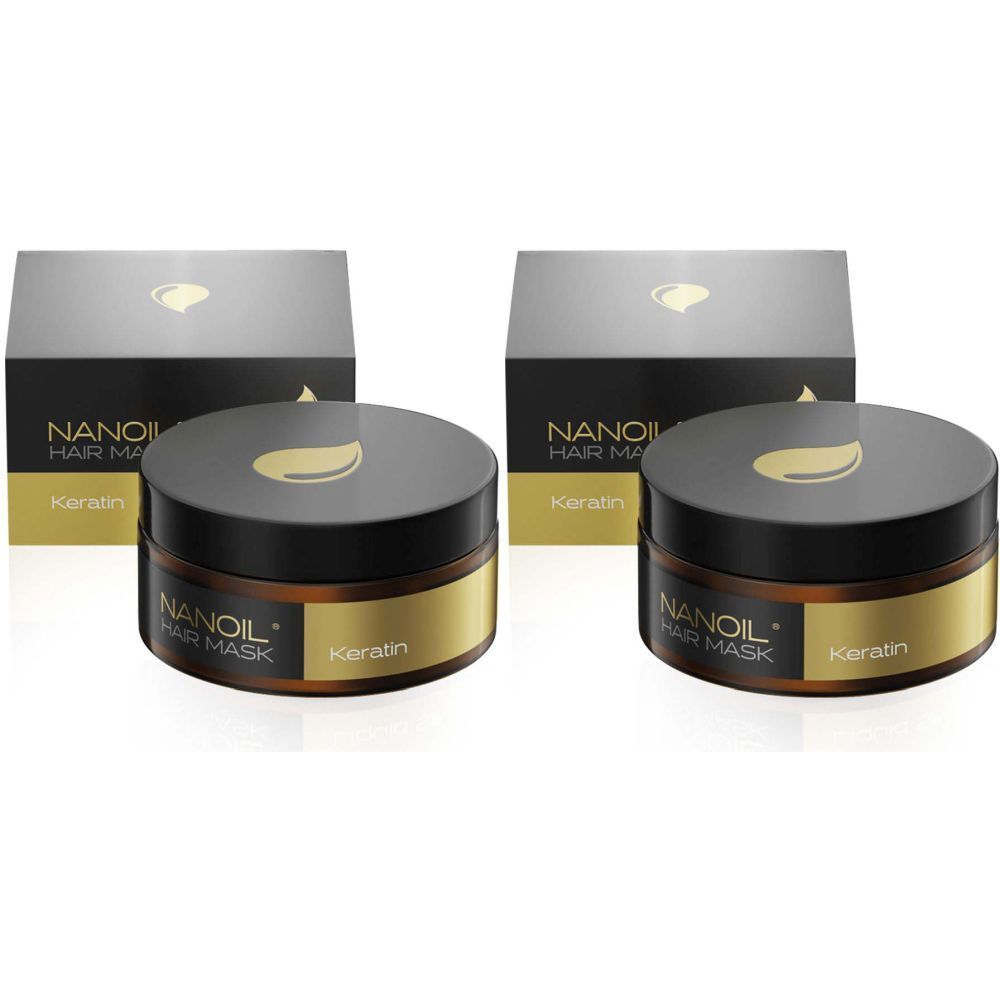 Nanoil Keratin Hair Mask x2 2x300 ml Creme