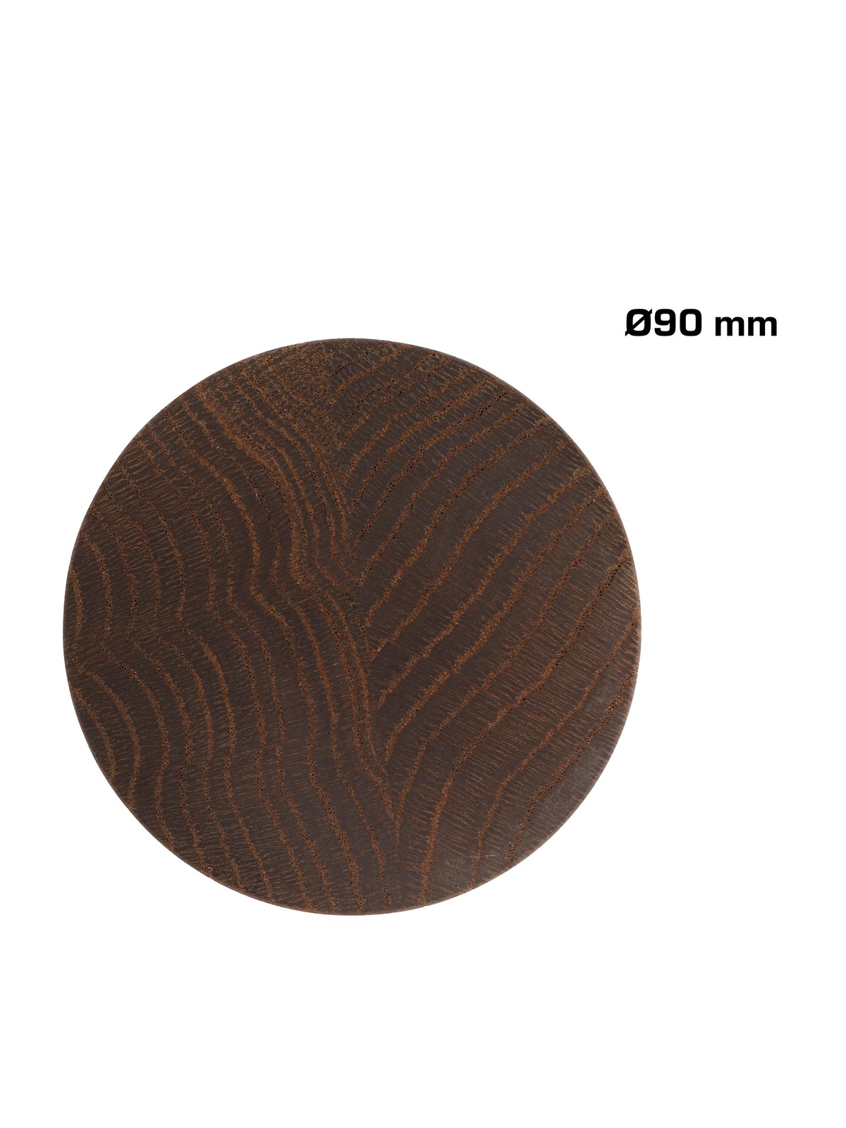 Home>it Wooden knob Ø90 - smoked oak