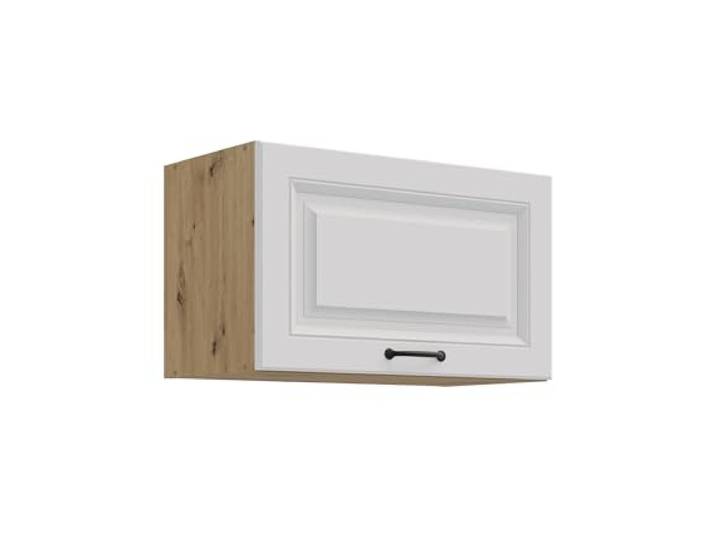 Kuechen-preisbombe Hängeschrank 60 cm Stilo Weiss + Eiche Artisan Küchenzeile Küchenblock Küche