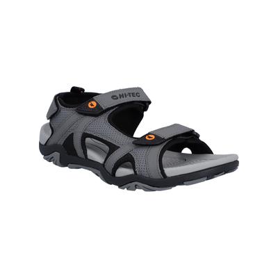 Sandale HI-TEC "Sandale", Jungen, Gr. 42, grau (grau, schwarz), Obermaterial: 100% Nylon NY., Schuhe Sandale