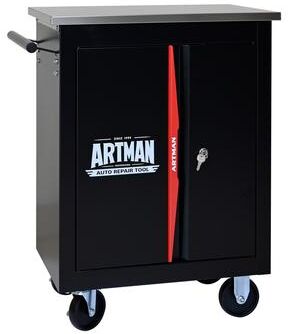 DEVERA Double-Door Clapboardl Multi-Function Tool Cart