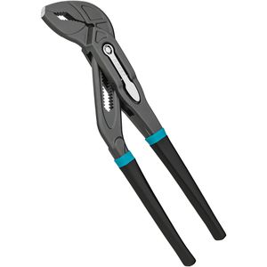 Hazet Wasserpumpenzange 760-18, mit Druckknopf-Einstellung, Griffe isoliert, 180 x 36 mm