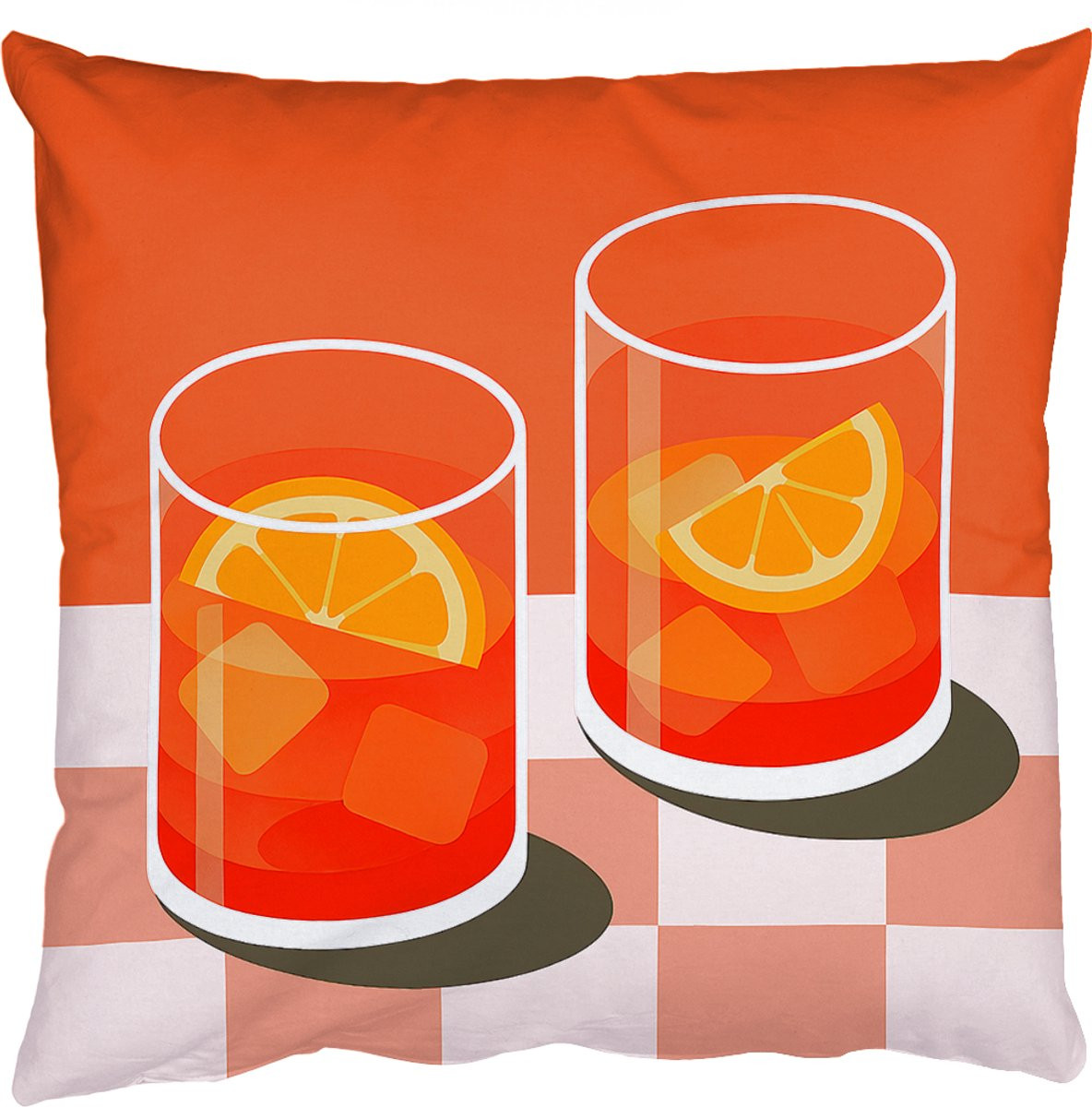 PillowMonkey Sierkussen Oranje 60x60 cm