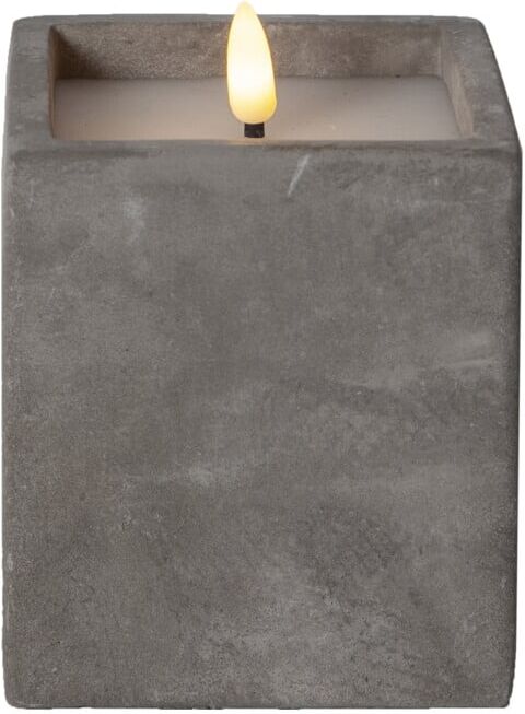 Star Bougie LED vacillante grise 8,5 x 11 cm (061-37)