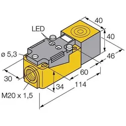 Turck Sensor Bi20-CP40-VP4X2