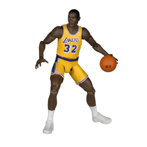 McFarlane Toys NBA Legends Serie actiefiguur Earvin Magic Johnson, 15 cm