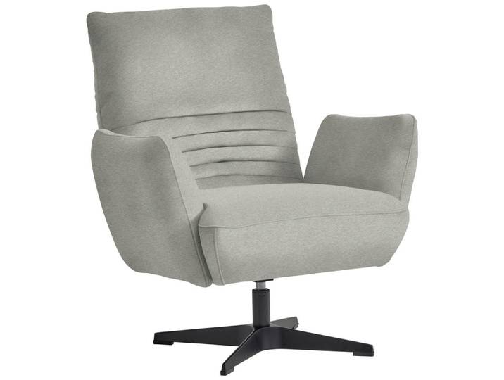 Dieter Knoll Sessel, Hellgrau, Metall, 60x94x86 cm, Stoffauswahl, Wohnzimmer, Sessel, Sessel