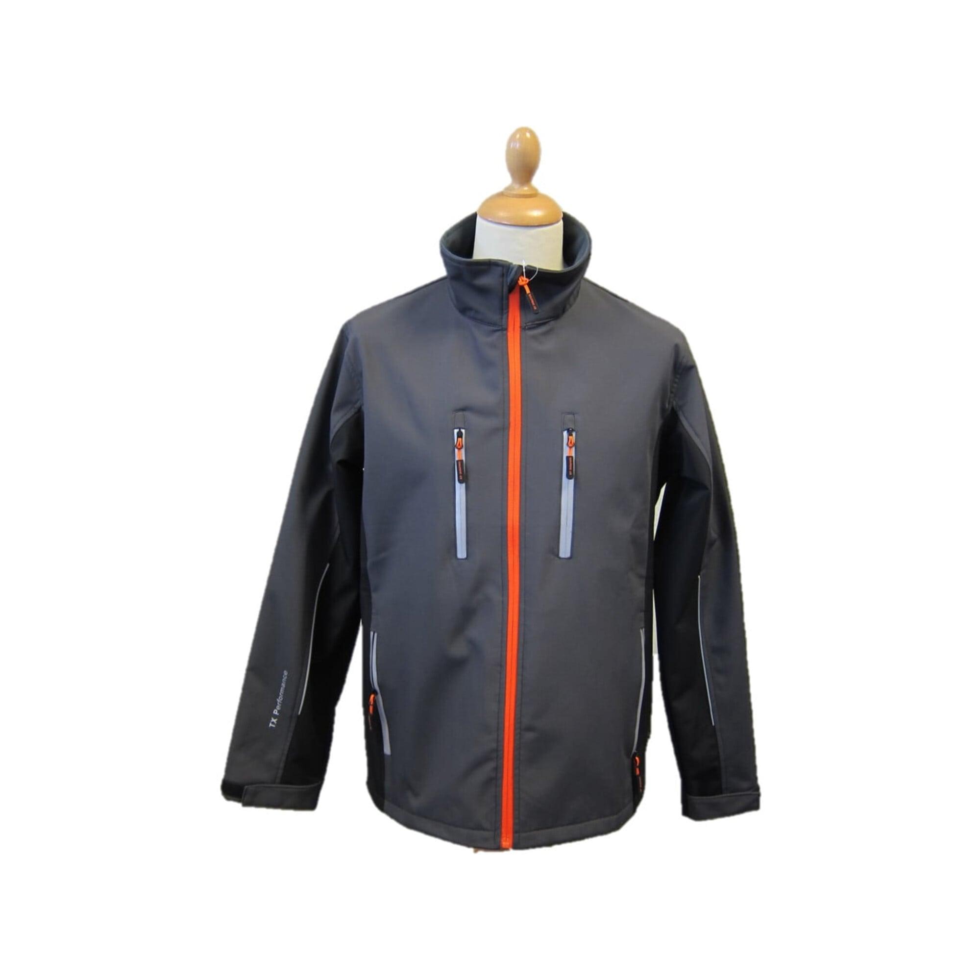 Terratrend Job Softshelljacke dunkelgrau/schwarz Größe XL ; Terrax (61270-6310-Gr. -XL)