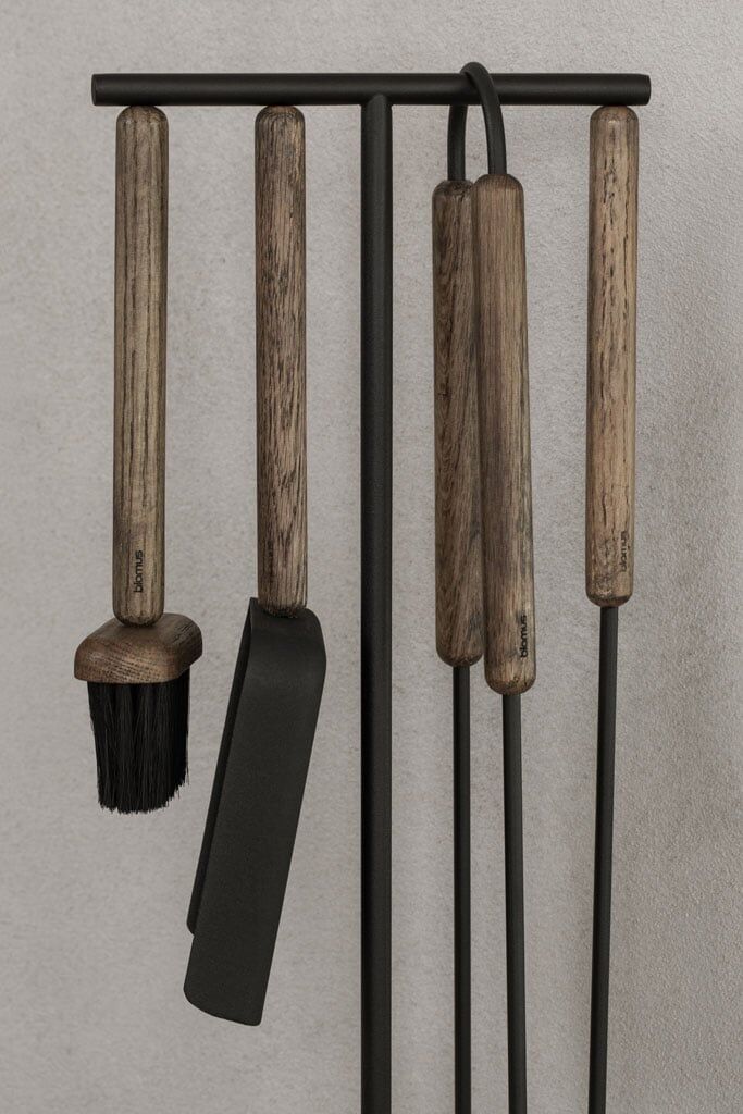 blomus Ashi Kaminbesteck (3er Set, Black) 3er Set   Black